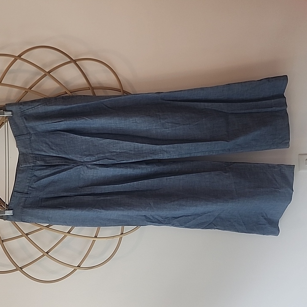 Banana republic chambray wide leg pant